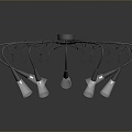 Chandelier Ceiling Lamp Living Room Chandelier Iron Chandelier Lighting Lamps Lighting Fixtures Furniture Furniture 3d model