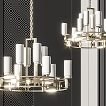 New Chinese Chandelier 3d model