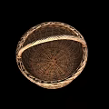 Handwoven Wicker Basket With Sturdy Handle For Everyday Household Storage Needs