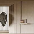 Elegant Luxury Kitchen Background Wall With Minimalist Design And Soft Neutral Tones