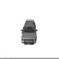 Silver Chevrolet SUV Exterior Design With Roof Rack Side Steps And Front Bumper