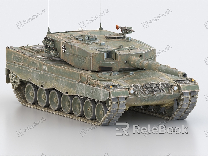 Leopard 2A4 Main Battle Tank Leopard 2 Tank Medium Tank model