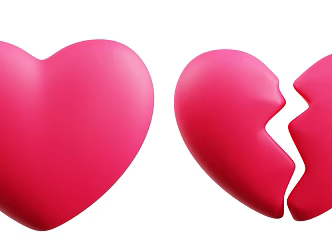 Modern Love Cartoon Love Valentine's Day Decorations 3d model