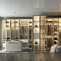 Modern Cloakroom 3d model