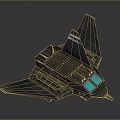 Industrial LOFT Fighter Fighter Next Generation Aircraft 3d model