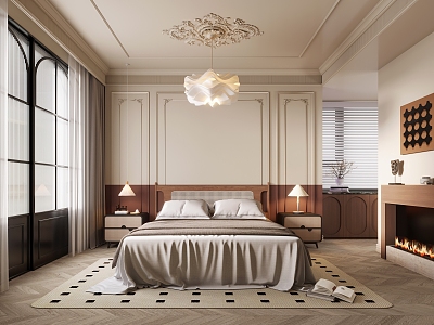 Middle Bedroom French Bedroom 3d model