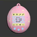 Game machine electronic chicken hand game machine hand game machine handheld game machine computer 3d model