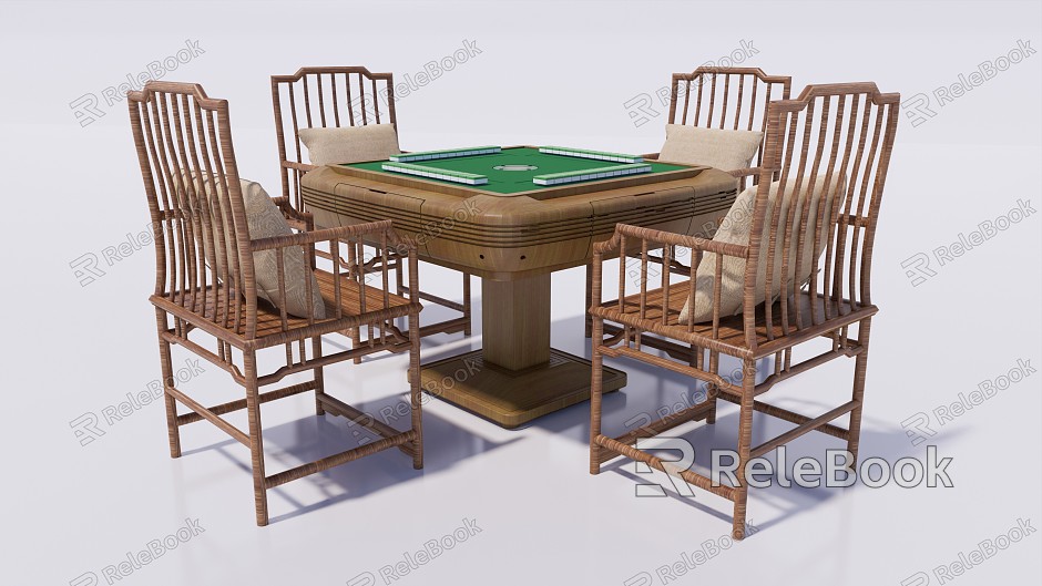 New Chinese Mahjong Table Mahjong Table and Chair Mahjong Machine model