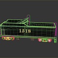 vintage train steam train train carriage locomotive head steam car carriage train modern vehicle 3d model