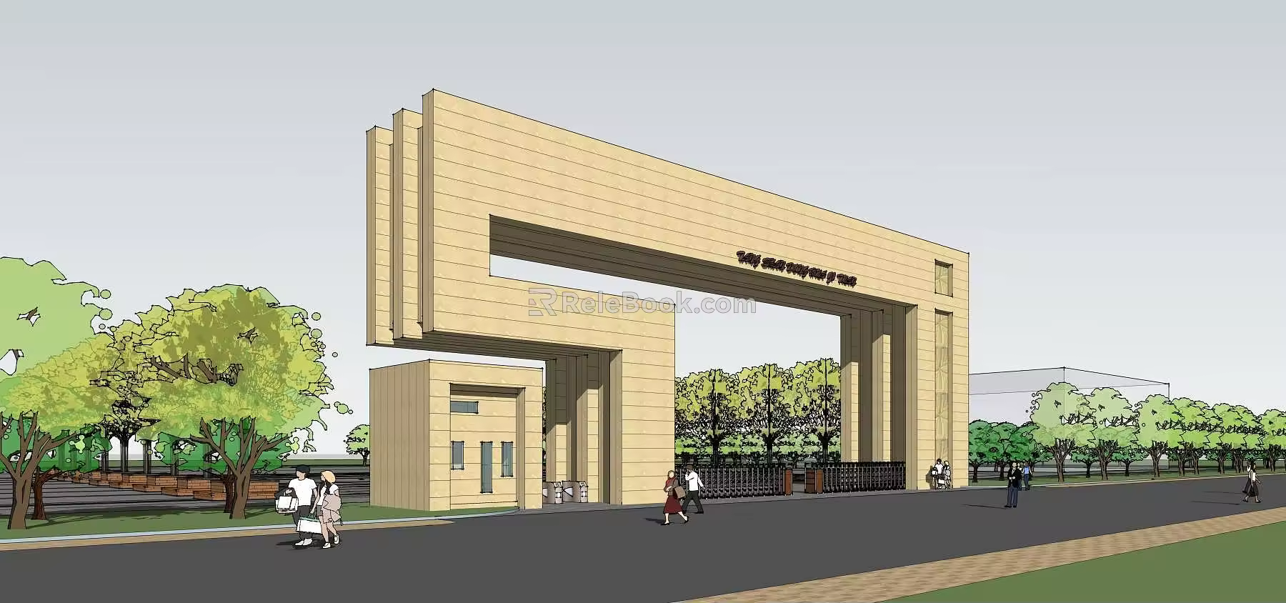 Gate 3d model