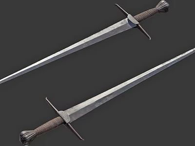 Modern Sword Bronze Sword Dagger Weapon 3d model Modern Sword Bronze Sword Dagger Weapon 3d model