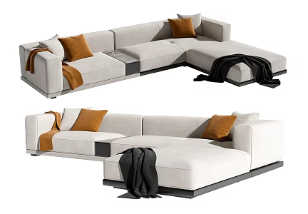 Modern Multiplayer Sofa 3d model