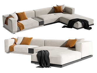 Modern Multiplayer Sofa 3d model