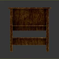 Multi Tiered Wooden Brown Shelving Unit With Sturdy Simple Design For Home Storage And