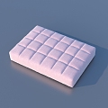 Soft Bag Cushion Bedding 3d model