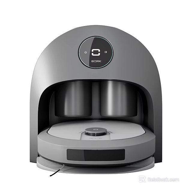 Smart Machine Automatic Coffee Maker With Digital Display Start Button And Double Cup Holder 3d model 
