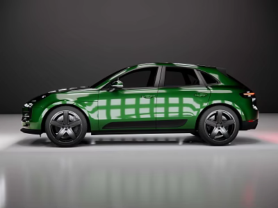 Porsche Hyundai 3d model Porsche Hyundai 3d model