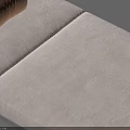 Soft White Rectangular Pillow For Modern Home Decor And Cozy Living Spaces