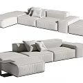 Modern Multiplayer Sofa 3d model