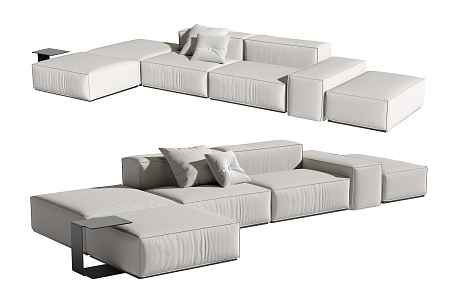 Modern Multiplayer Sofa 3d model