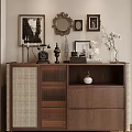 medieval vintage sideboard 3d model