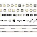 Modern Downlights And Spotlights With Various Designs For Home Interior Lighting
