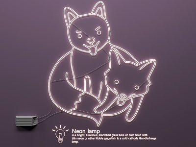 Neon Light 3d model