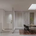 Modern Open Kitchen Interior Design With Island Counter And Lighting Fixtures