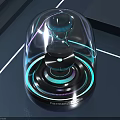 Harman Kardon Wireless Speaker With Transparent Dome And Colorful Light Effects