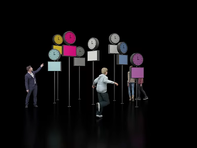 Nordic Beauty Chen Clock Landscape 3d model Nordic Beauty Chen Clock Landscape 3d model