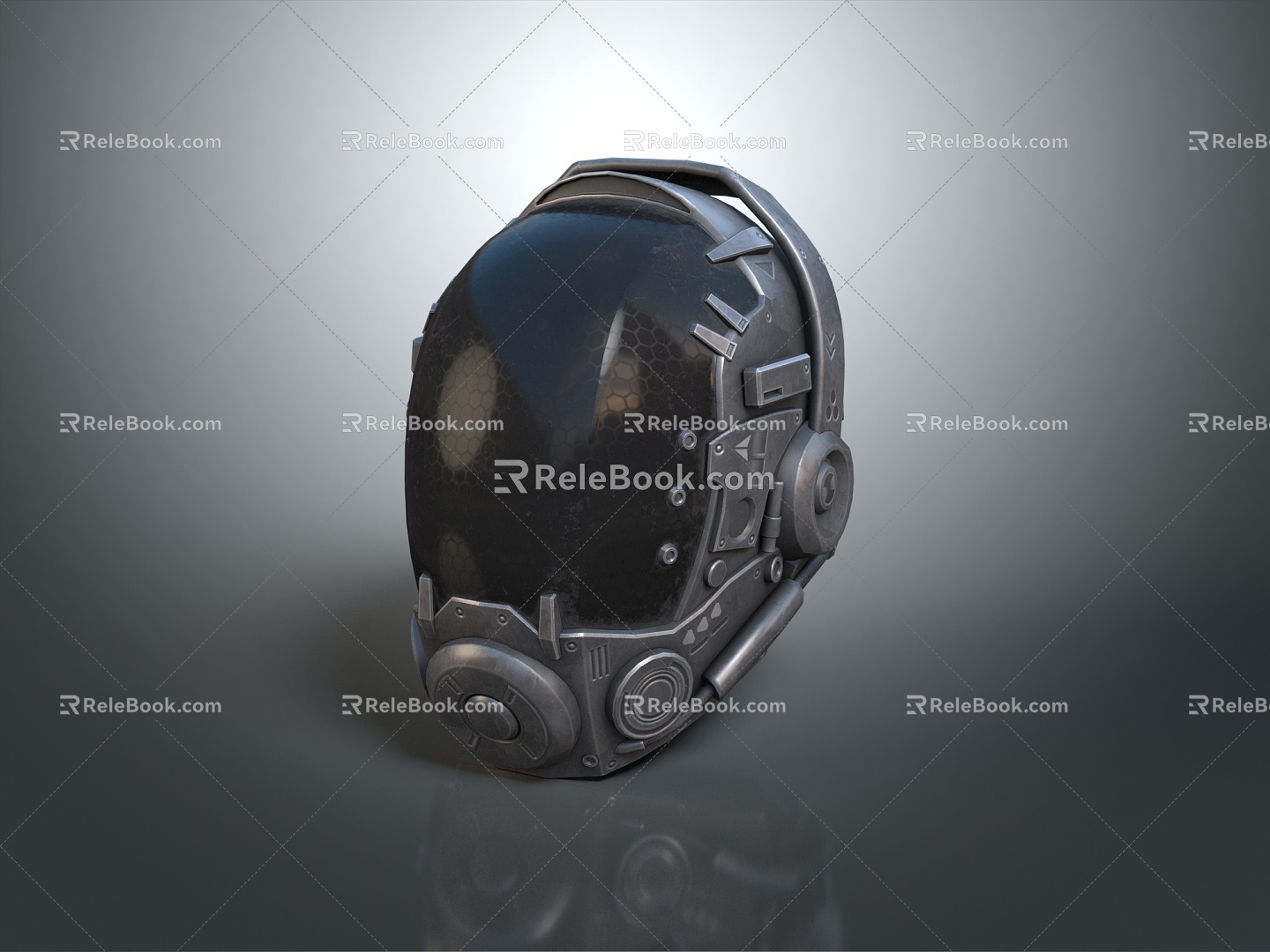 Sci-Fi Helmet Alien Helmet Helmet High Tech Helmet Game Helmet Helmet Helmet 3d model