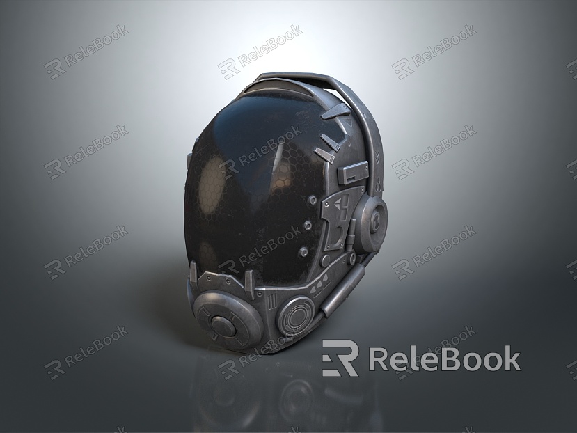 Sci-Fi Helmet Alien Helmet Helmet High Tech Helmet Game Helmet Helmet Helmet model