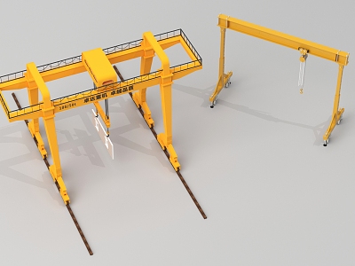 Modern tower crane gantry crane combination model