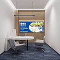 Modern Bright Spacious Bank Lobby With Comfortable Waiting Seats For Great Customer Service Experience