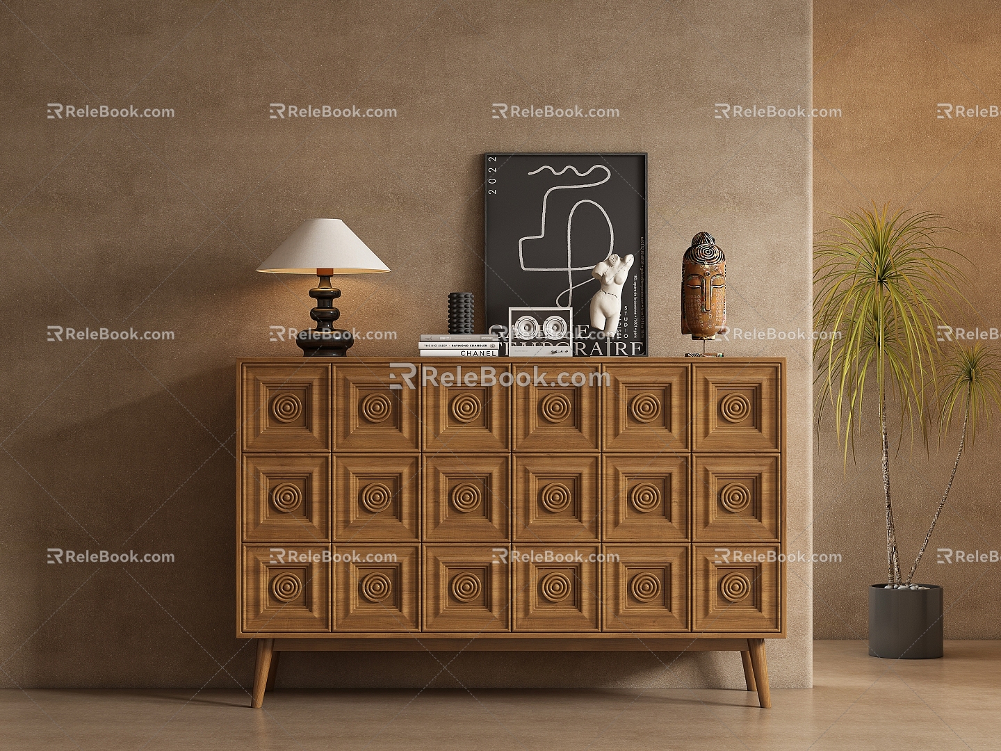 Middle Style Sideboard model