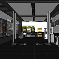 Modern Auto Repair Shop Auto Repair Shop Auto Beauty Repair Car Wash Shop Repair Shop Tire Car Repair Tools 3d model