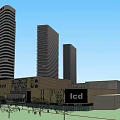 Bustling Commercial Street With Wanda Department Store Dior Billboard FRIDAY Tall Buildings And Pedestrians