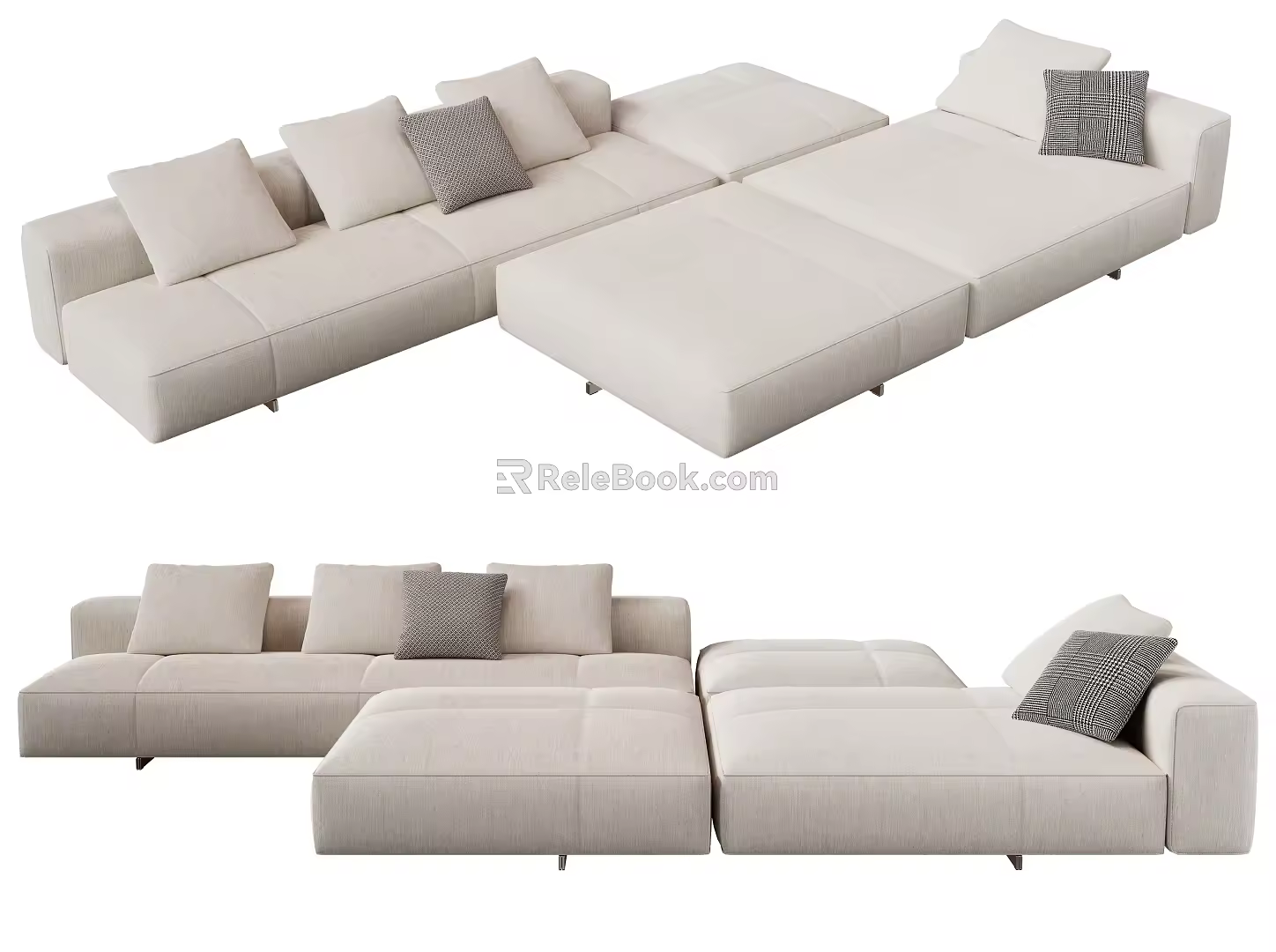 Modern Multiplayer Sofa 3d model