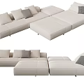 Modern Multiplayer Sofa 3d model