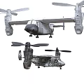 Advanced Military Fighter Jets With Camouflage And Rotors In Flight