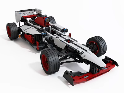 Modern toy car 3d model