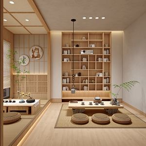 Japanese Tea Room 3d model