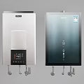Casarte Water Heaters White And Dark Models With Digital Display And Control Panel