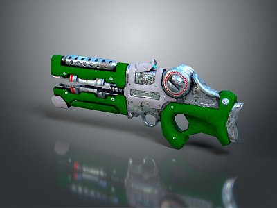 Sci-fi Rifle Sci-fi Sniper Gun Laser Pulse Gun Pulse Gun 3d model