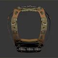 Camouflage Tactical Vest With Multiple Pockets And Adjustable Straps For Daily Use