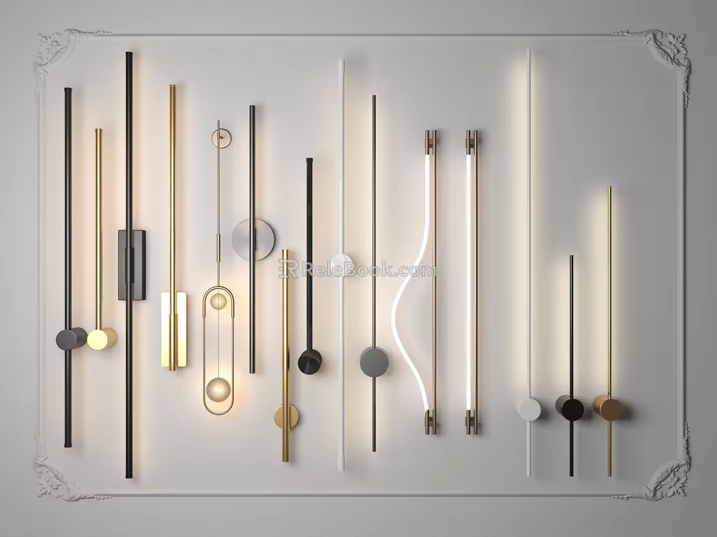 Modern wall lamp 3d model