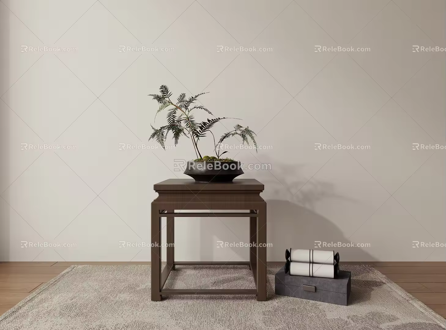 Side table 3d model