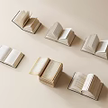 Modern Books 3d model
