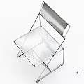 Modern X-line Single Chair Design With Metal Frame Colorful Backrest And Transparent Seat