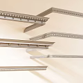 Decorative Gypsum Cornices With Various Ornate Patterns For Interior Design